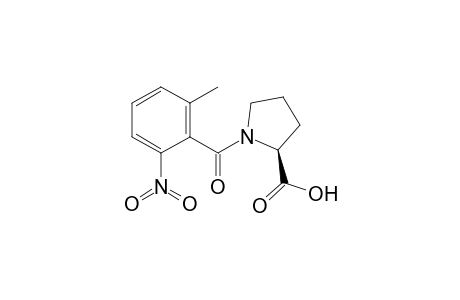 (2S)-1-(2-methyl-6-nitro-benzoyl)proline