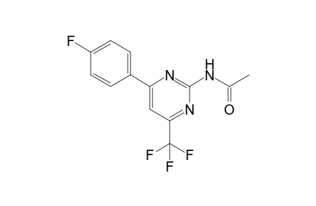 4-Trifluoromethyl-6-(4-fluorophenyl)-2-acetylaminopyrimidine
