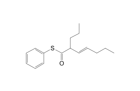 2-Propylhept-3-enoic acid, phenylthio ester