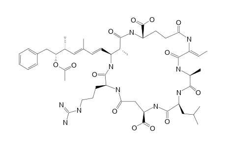 [ASPARTYL-(9-ACETOXY-3-AMINO-10-PHENYL-2,6,8-TRIMETHYLDECA-4,6-DIENOIC-ACID)-DEHYDROBUTYRINE-(2-AMINO-2-BUTENOIC-ACID)]-MICROCYSTIN-LR