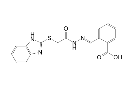 benzoic acid, 2-[(E)-[[(1H-benzimidazol-2-ylthio)acetyl]hydrazono]methyl]-