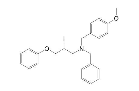 N-Benzyl-N-(2-iodo-3-phenoxypropyl)-N-(4-methoxybenzyl)amine