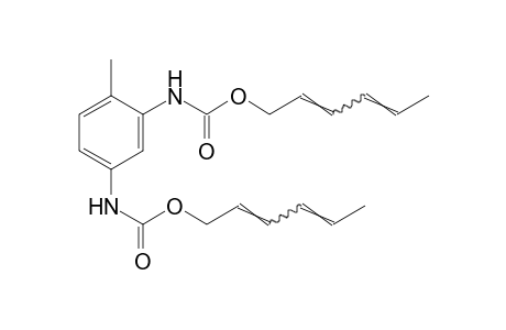 toluene-2,4-dicarbamic acid, di-2,4-hexadienyl ester