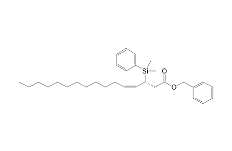 Benzyl (Z)-(3R)-3-Dimethyl(phenyl)silylhexadec-4-enoate