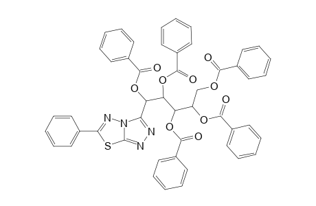 3-(1,2,3,4,5-PENTA-O-BENZOYL-D-GALACTO-ALDITOL-1-YL)-6-PHENYL-1,2,4-TRIAZOLO-[3,4-B]-1,3,4-THIADIAZOLE