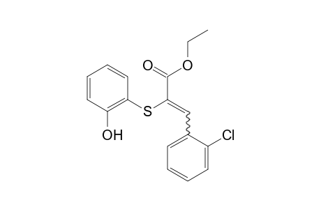 Ethyl (Z/E)-3-(2-chlorophenyl)-2-((2-hydroxyphenyl)thio)acrylate