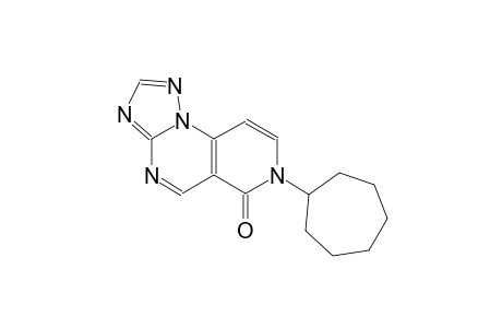 pyrido[3,4-e][1,2,4]triazolo[1,5-a]pyrimidin-6(7H)-one, 7-cycloheptyl-