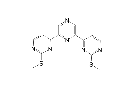 2,6-Bis[4'-(2'-methylsulfanylpyrimidinyl)]pyrazine