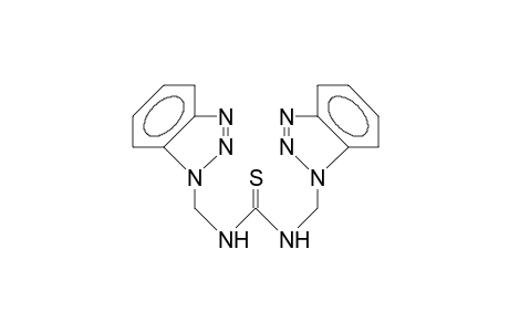 N,N'-Bis(<1H-benzotriazol-1-yl>-methyl)-thiourea