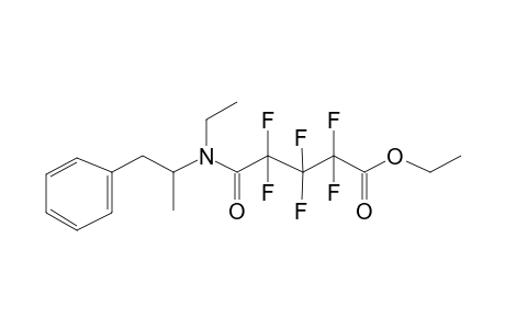 Ethyl 5-[ethyl(1-methyl-2-phenylethyl)amino]-2,2,3,3,4,4-hexafluoro-5-oxopentanoate