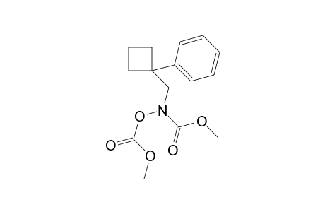 N,O-Bis(methoxycarbonyl)-N-[(1-phenylcyclpropyl)methyl]hydroxylamine