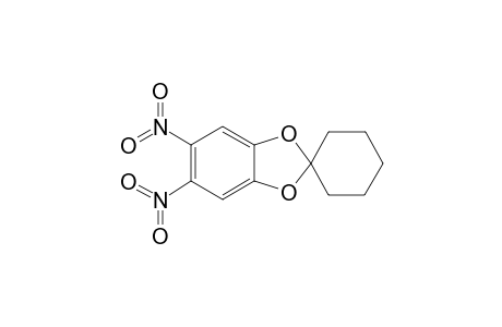 5,6-Dinitrospiro[1,3-benzodioxole-2,1'-cyclohexane]