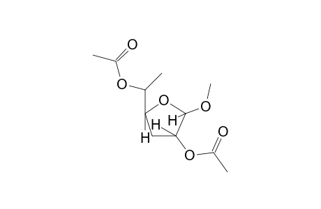 Methyl 2,5-di-O-acetyl-3,6-dideoxy-d-glucofuranoside
