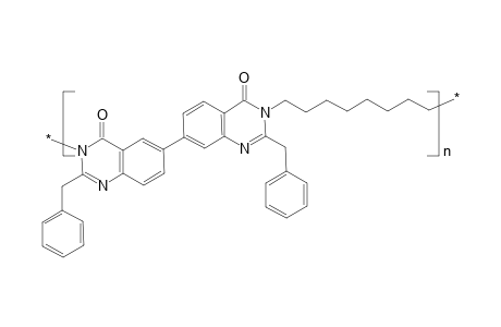 Poly{octamethylene-3,3'-[6,6'-bis(2-benzyl-4-quinazolone)diyl]}
