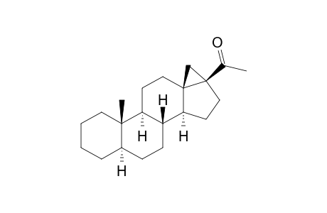 17,18-Cyclopregnan-20-one, (5.alpha.)-