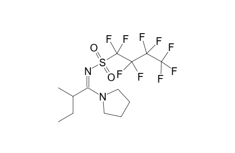 N'-Perfluorobutanesulfonyl-N,N-cyclo(tetramethylene)-3-butanamidine