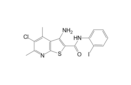 Thieno[2,3-b]pyridine-2-carboxamide, 3-amino-5-chloro-N-(2-iodophenyl)-4,6-dimethyl-