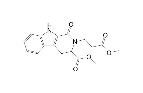 Methyl 1-oxo-1,2,3,4-tetrahydro-N-[2'-(methoxycarbonyl)ethyl]-.beta.-carboline-3-carboxylate