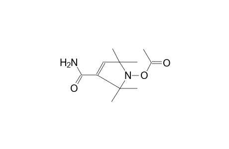 1H-pyrrole-3-carboxamide, 1-(acetyloxy)-2,5-dihydro-2,2,5,5-tetramethyl-
