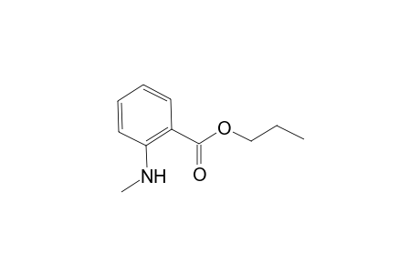 Benzoic acid, 2-(methylamino)-, propyl ester