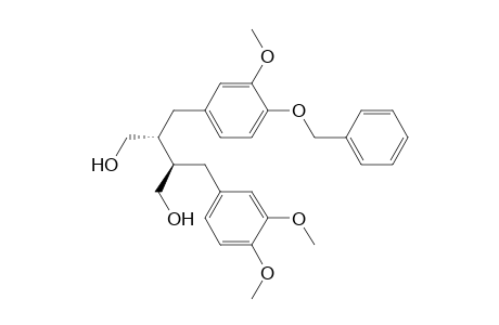 (2R,3R)-2-(4-benzoxy-3-methoxy-benzyl)-3-veratryl-butane-1,4-diol