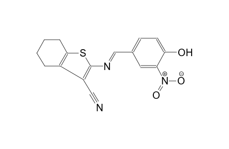 benzo[b]thiophene-3-carbonitrile, 4,5,6,7-tetrahydro-2-[[(E)-(4-hydroxy-3-nitrophenyl)methylidene]amino]-