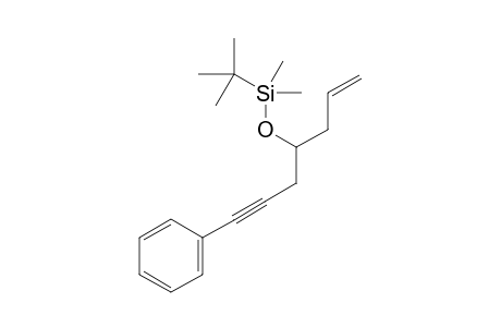 (1- phenylhept-6-en-1-yn-4-yloxy)(tert-butyl)dimethylsilane