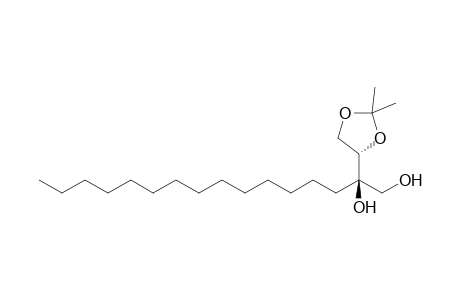 (2R)-2-[(4S)-2,2-dimethyl-1,3-dioxolan-4-yl]hexadecane-1,2-diol