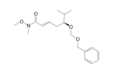 (S,E)-5-(BENZYLOXYMETHOXY)-N-METHOXY-N,6-DIMETHYLHEPT-2-ENAMIDE