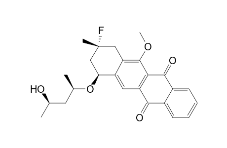 (1'R,3'R,7S,9R)-9-fluoro-7-(3'-hydroxy-1'-methylbutoxy)-11-methoxy-9-methyl-7,8,9,10-tetrahydronaphthacene-5,12-dione