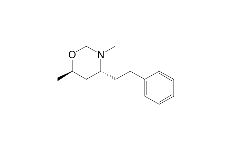 (4R,6R)-3,6-dimethyl-4-phenethyl-1,3-oxazinane