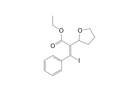 (E)-ethyl 3-iodo-3-phenyl-2-(tetrahydrofuran-2-yl)acrylate