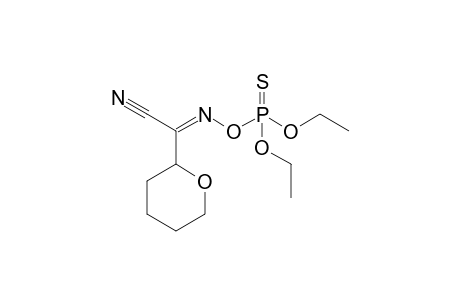 3,5-Dioxa-6-aza-4-phosphaoct-6-ene-8-nitrile, 4-ethoxy-7-(tetrahydro-2H-pyran-2-yl)-, 4-sulfide