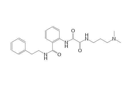 ethanediamide, N~1~-[3-(dimethylamino)propyl]-N~2~-[2-[[(2-phenylethyl)amino]carbonyl]phenyl]-