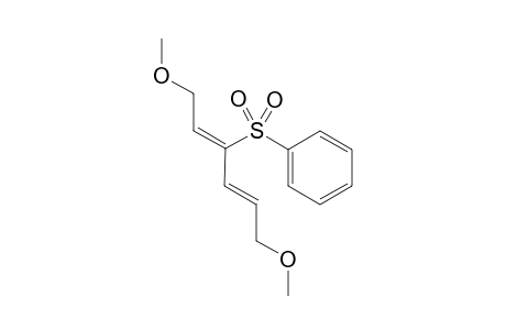 (2Z,4E)-1,6-Dimethoxy-3-phenylsulfonyl-2,4-hexadiene