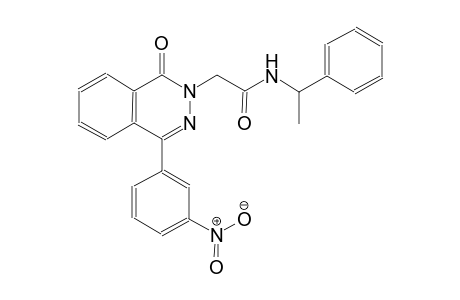 2-(4-(3-nitrophenyl)-1-oxo-2(1H)-phthalazinyl)-N-(1-phenylethyl)acetamide