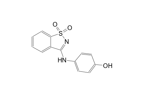 4-[(1,1-dioxido-1,2-benzisothiazol-3-yl)amino]phenol