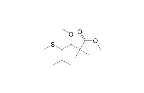 Methyl 3-Methoxy-2,2,5-trimethyl-4-(methylthio)hexanoate