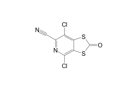4,7-DICHLORO-6-CYANO-1,3-DITHIOLO-[4.5-C]-PYRID-2-ONE