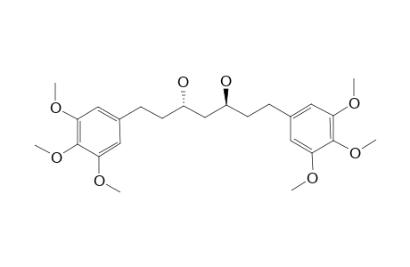 (3S,5S)-3,5-DIHYDROXY-1,7-BIS-(3,4,5-TRIMETHOXYPHENYL)-HEPTANE