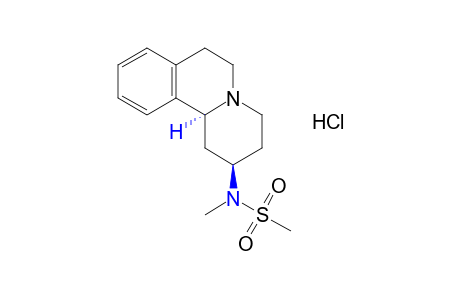 N-(1,3,4,6,7,11b alpha-hexahydro-2H-benzo[a]quinolizin-2 beta-yl)-N-methylmethanesulfonamide, monohydrochloride