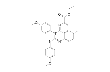 3-(4-METHOXYPHENYL)-2-[(4-METHOXYPHENYL)-AMINO]-5-(ETHOXYCARBONYL)-7-METHYLPYRIDO-[2,3,4-DE]-QUINAZOLINE