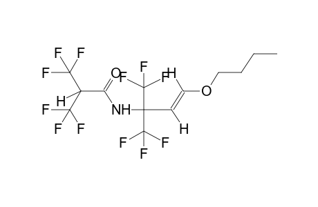 N-(1,1-BISTRIFLUOROMETHYL-3-BUTOXY-2-PROPENYL)-2-TRIFLUOROMETHYL-3,3,3-TRIFLUOROPROPIONYLAMIDE