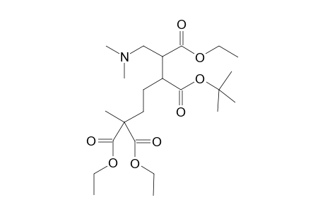 t-Butyl Ethyl 7-(N,N-dimethylamino)-2,2-bis(ethoxycarbonyl)heptane-5,6-dicarboxylate