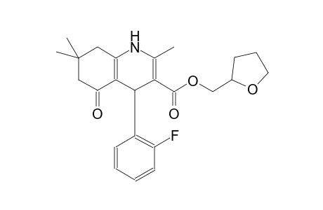 3-quinolinecarboxylic acid, 4-(2-fluorophenyl)-1,4,5,6,7,8-hexahydro-2,7,7-trimethyl-5-oxo-, (tetrahydro-2-furanyl)methyl ester