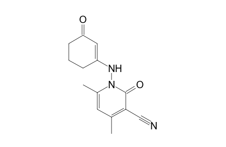 3-Pyridinecarbonitrile, 1,2-dihydro-4,6-dimethyl-2-oxo-1-[(3-oxo-1-cyclohexenyl)amino]-