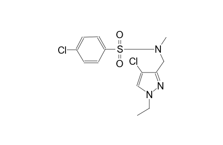 benzenesulfonamide, 4-chloro-N-[(4-chloro-1-ethyl-1H-pyrazol-3-yl)methyl]-N-methyl-