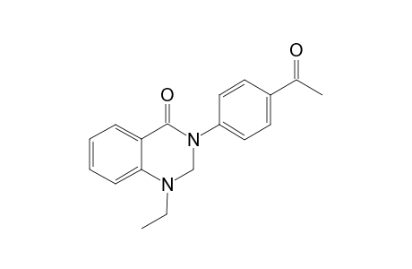 3-(4-Acetylphenyl)-1-ethyl-2,3-dihydroquinazolin-4(1H)-one