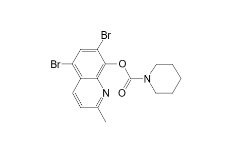 (5,7-dibromo-2-methyl-8-quinolyl) piperidine-1-carboxylate