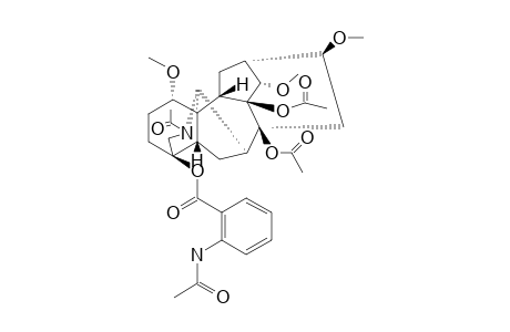 N-DEETHYL-N,8,9-TRIACETYL-LAPPACONITINE